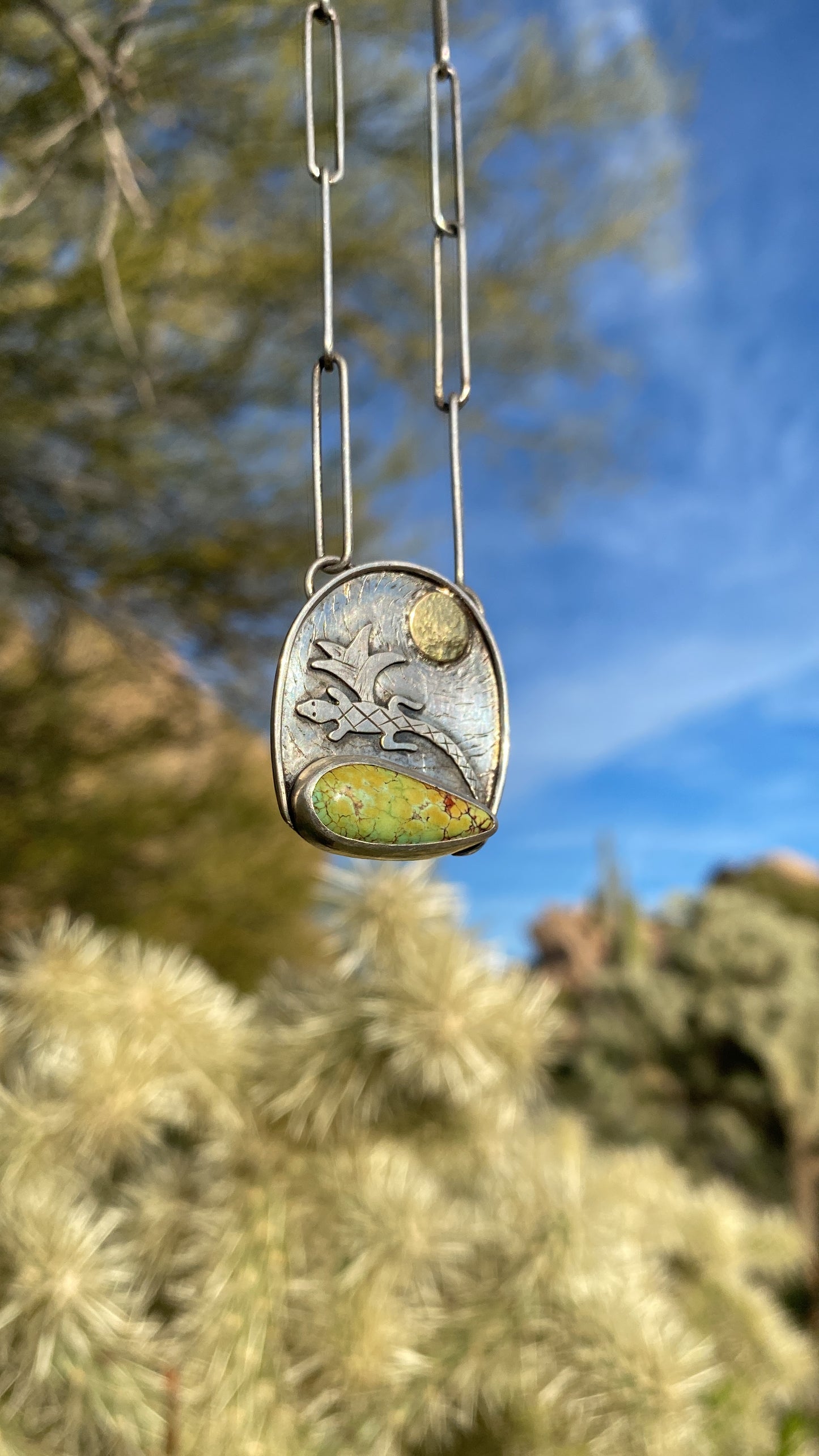 Languid Lizard with BlackJack Turquoise