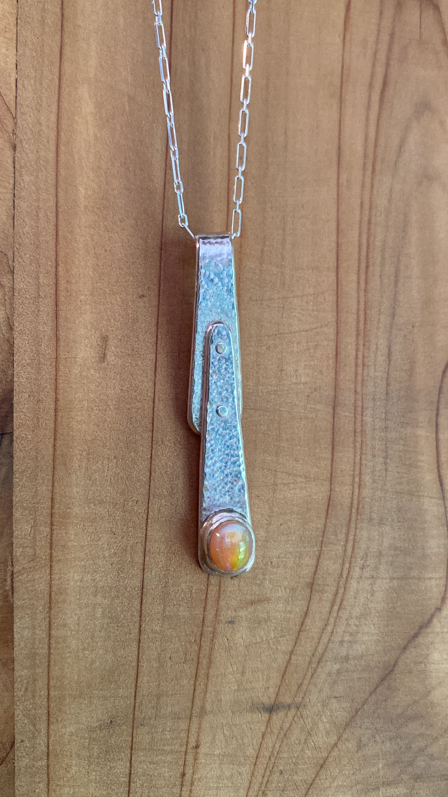 Mexican Fire Opal Necklace
