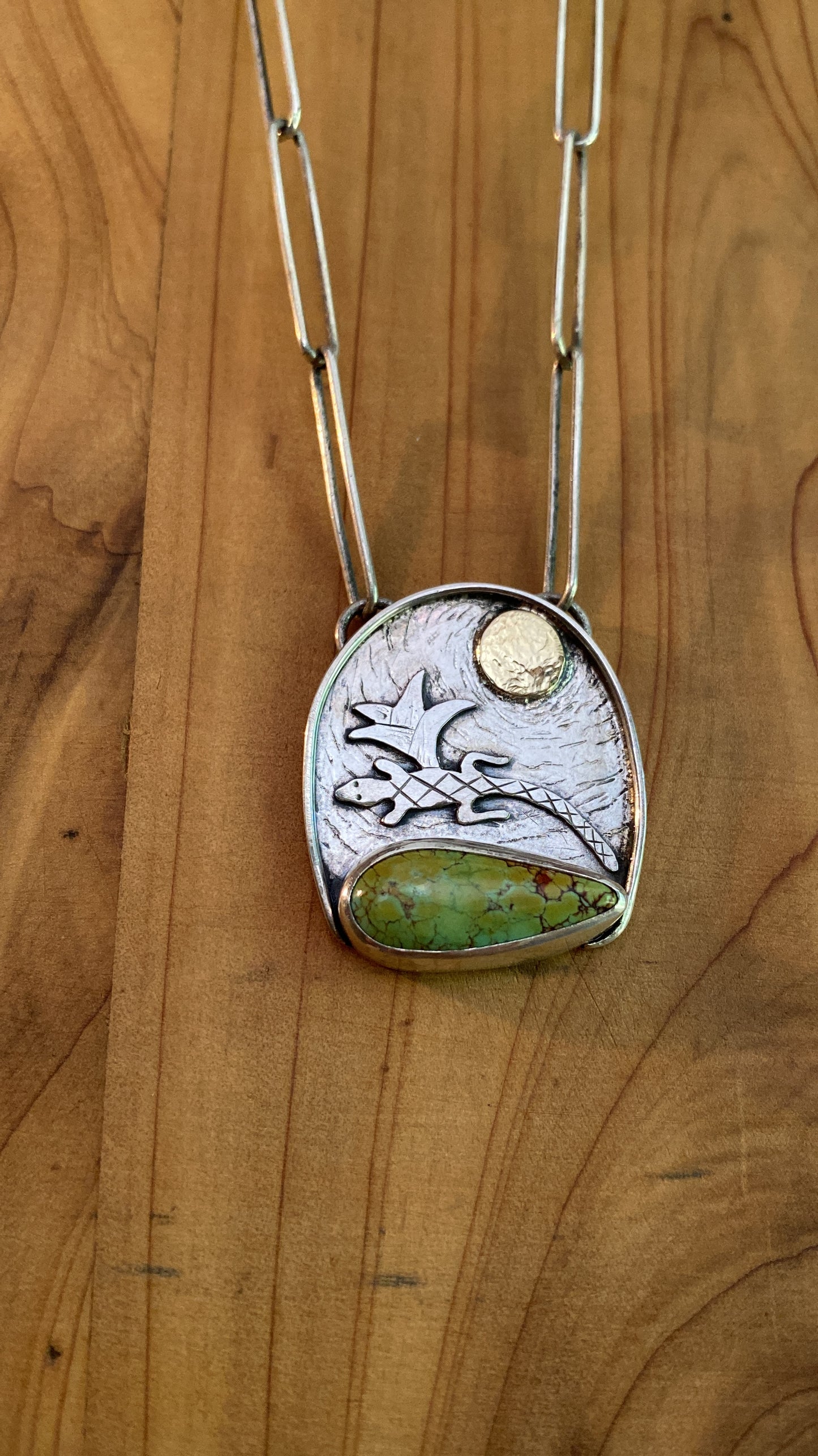 Languid Lizard with BlackJack Turquoise