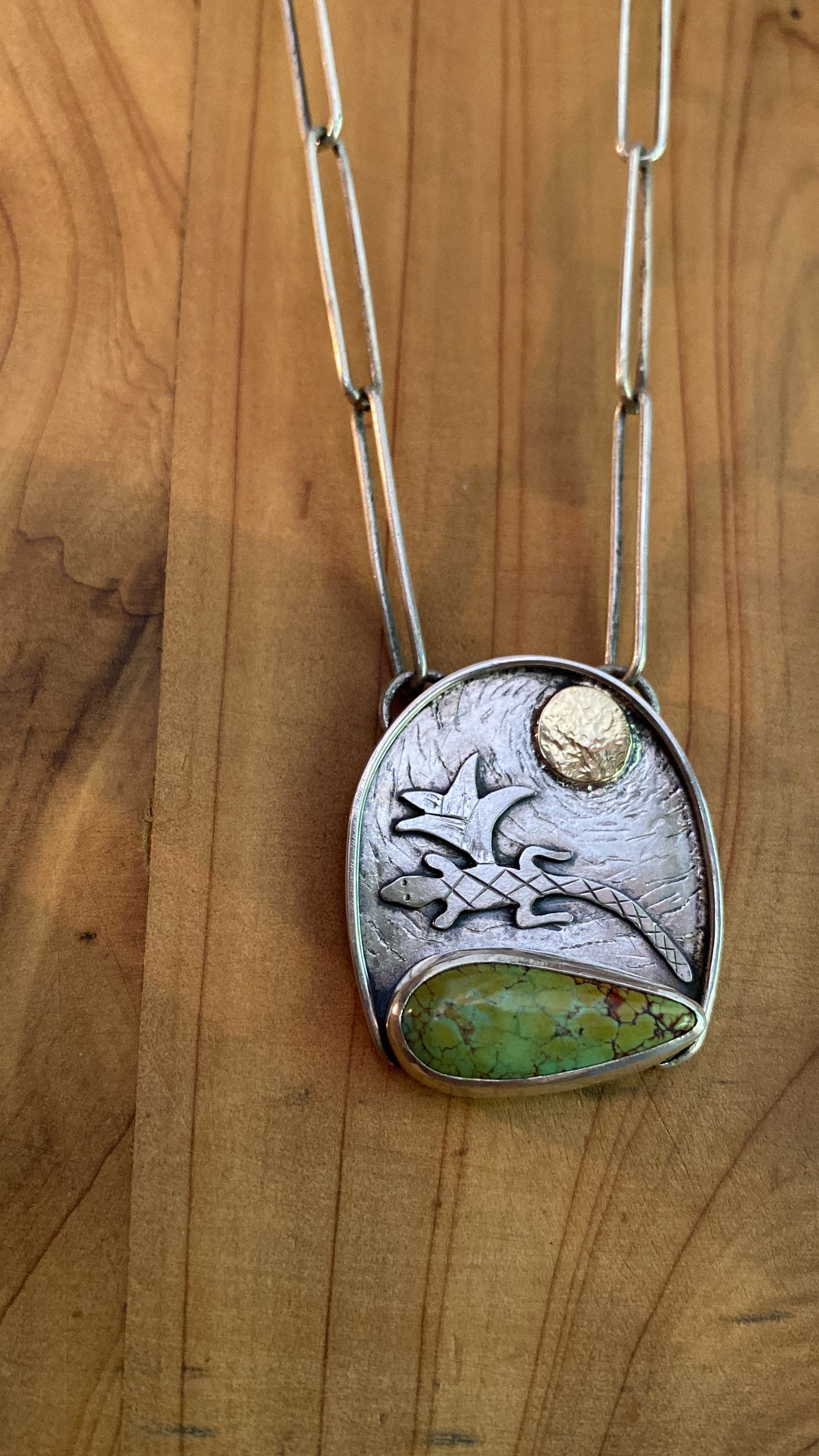 Languid Lizard with BlackJack Turquoise
