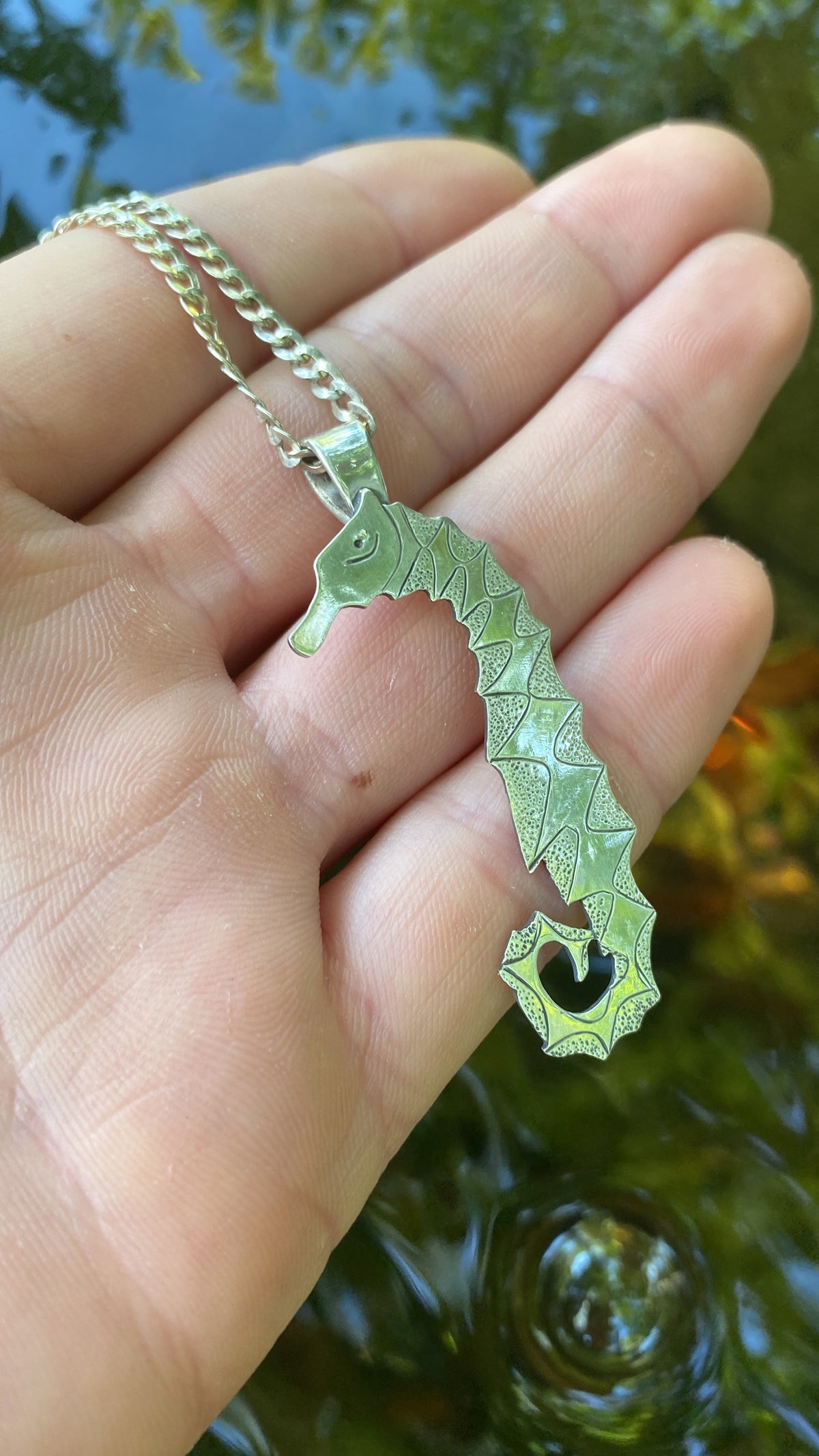 Silver Seahorse