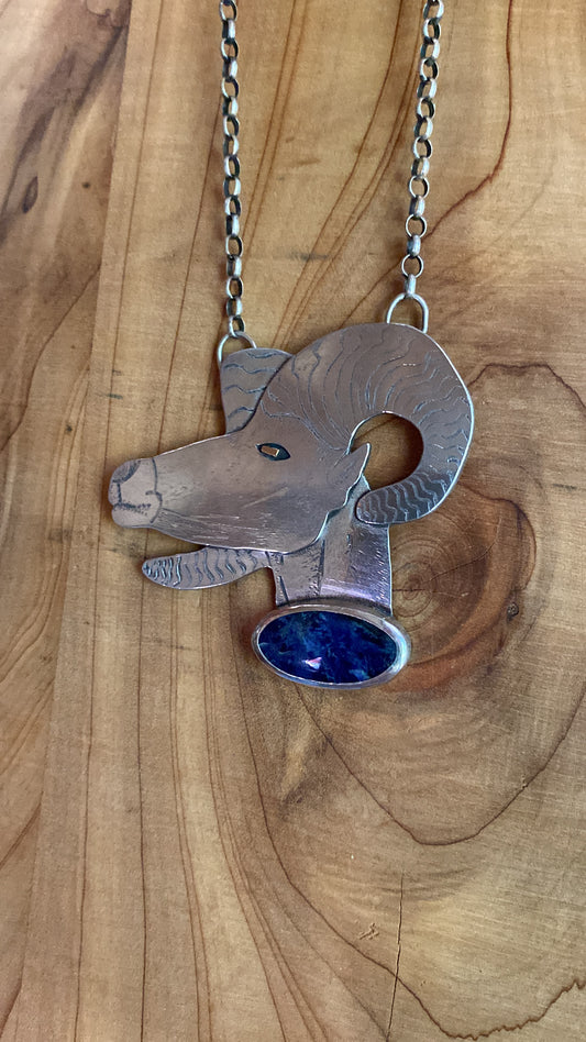 Ram Insight: A Sterling Silver Necklace
