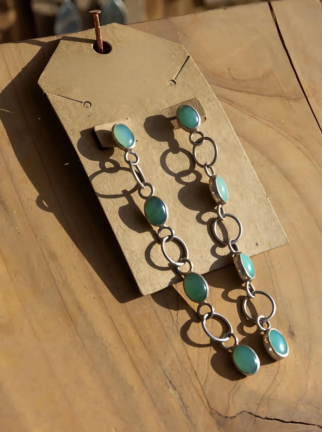 Litha: Dangle stud earrings for the ancestors
