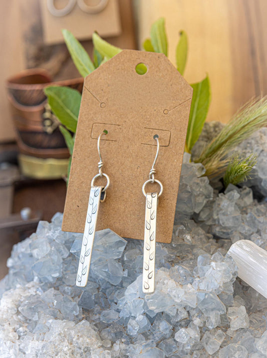 Vines & Good Times: Engraved Vine Earrings