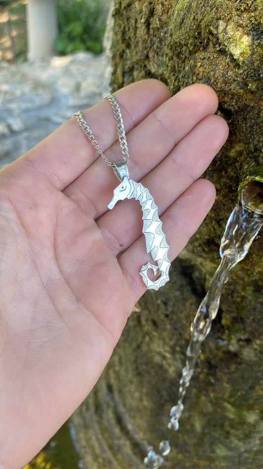 Silver Seahorse