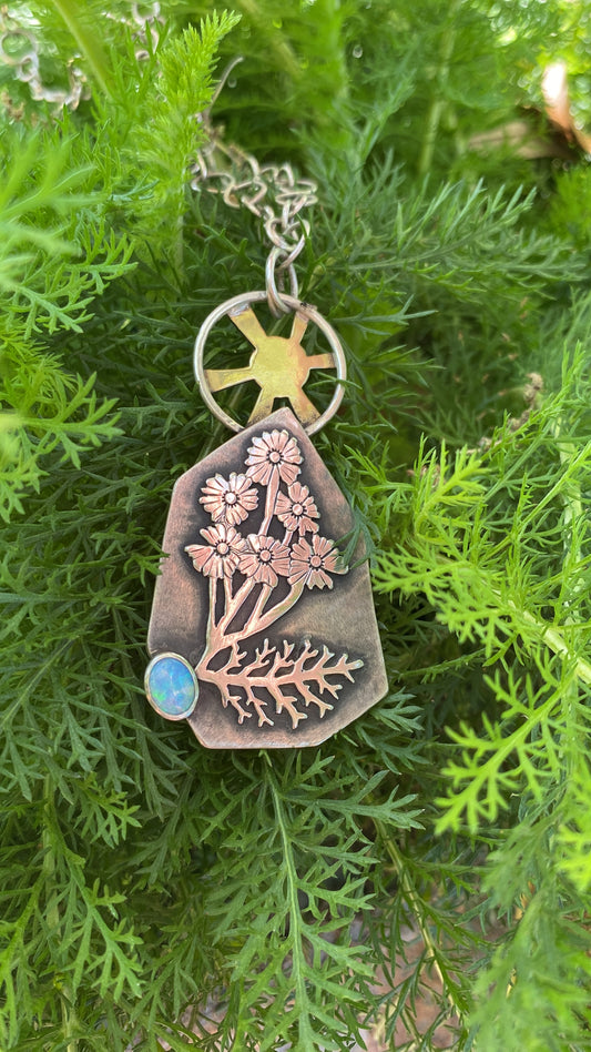 Yarrow Dances with Sun and Water: Austrailian Opal