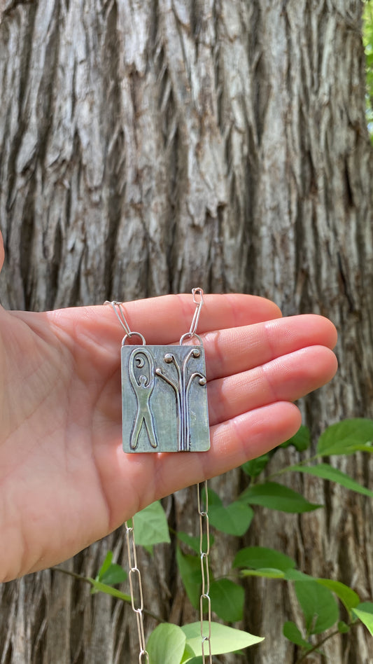 Reaching for the Moon Necklace