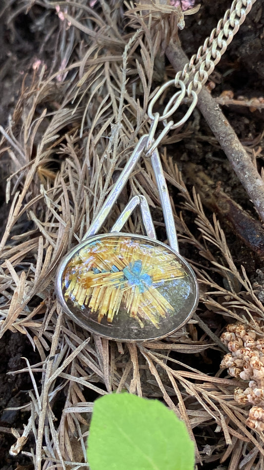 AAA+ Rutilated Quartz Necklace