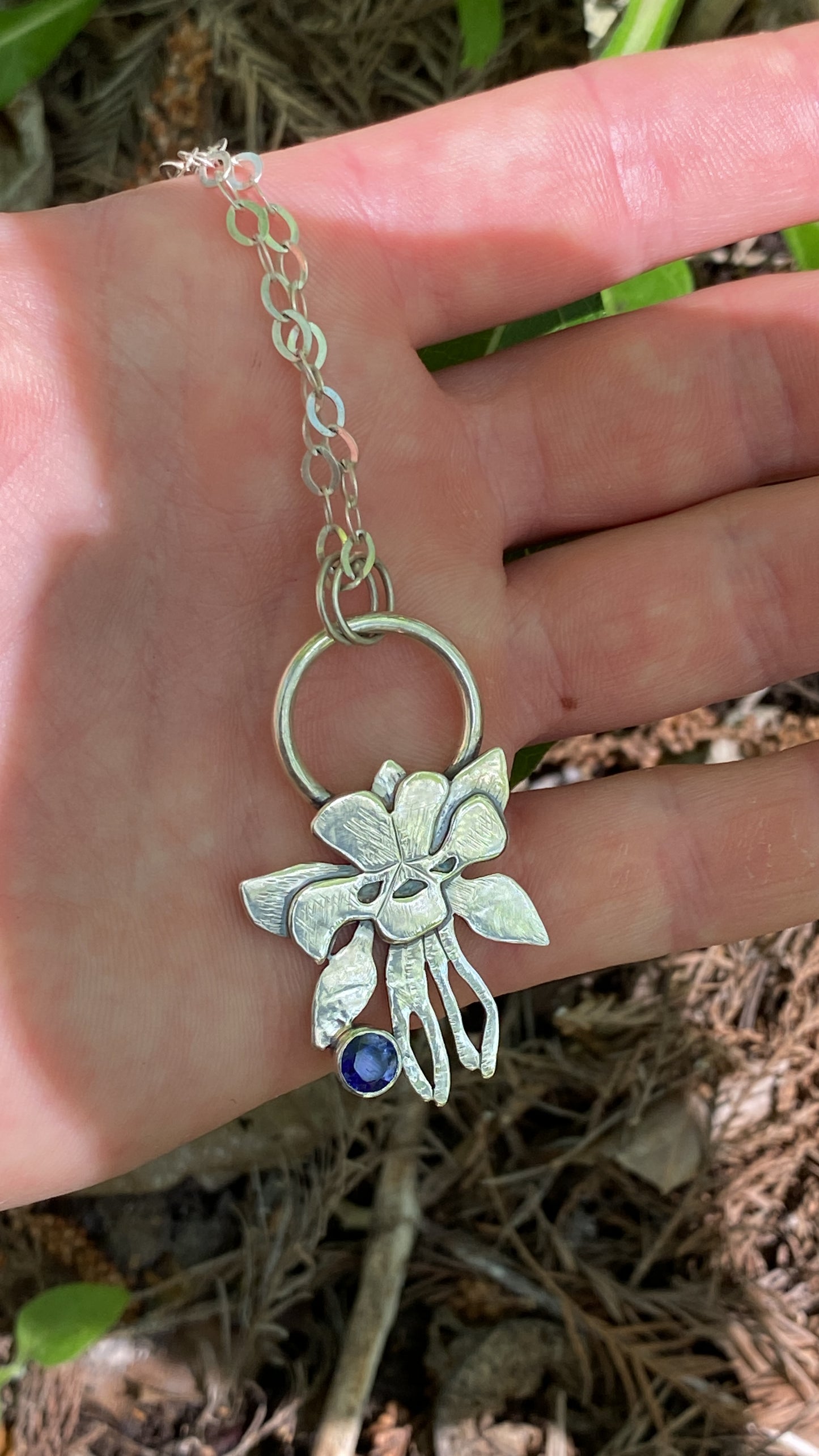 Tanzanite and Columbine