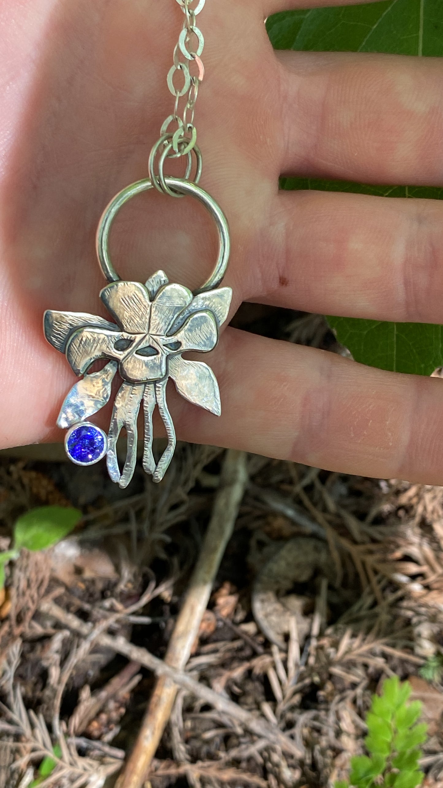 Tanzanite and Columbine