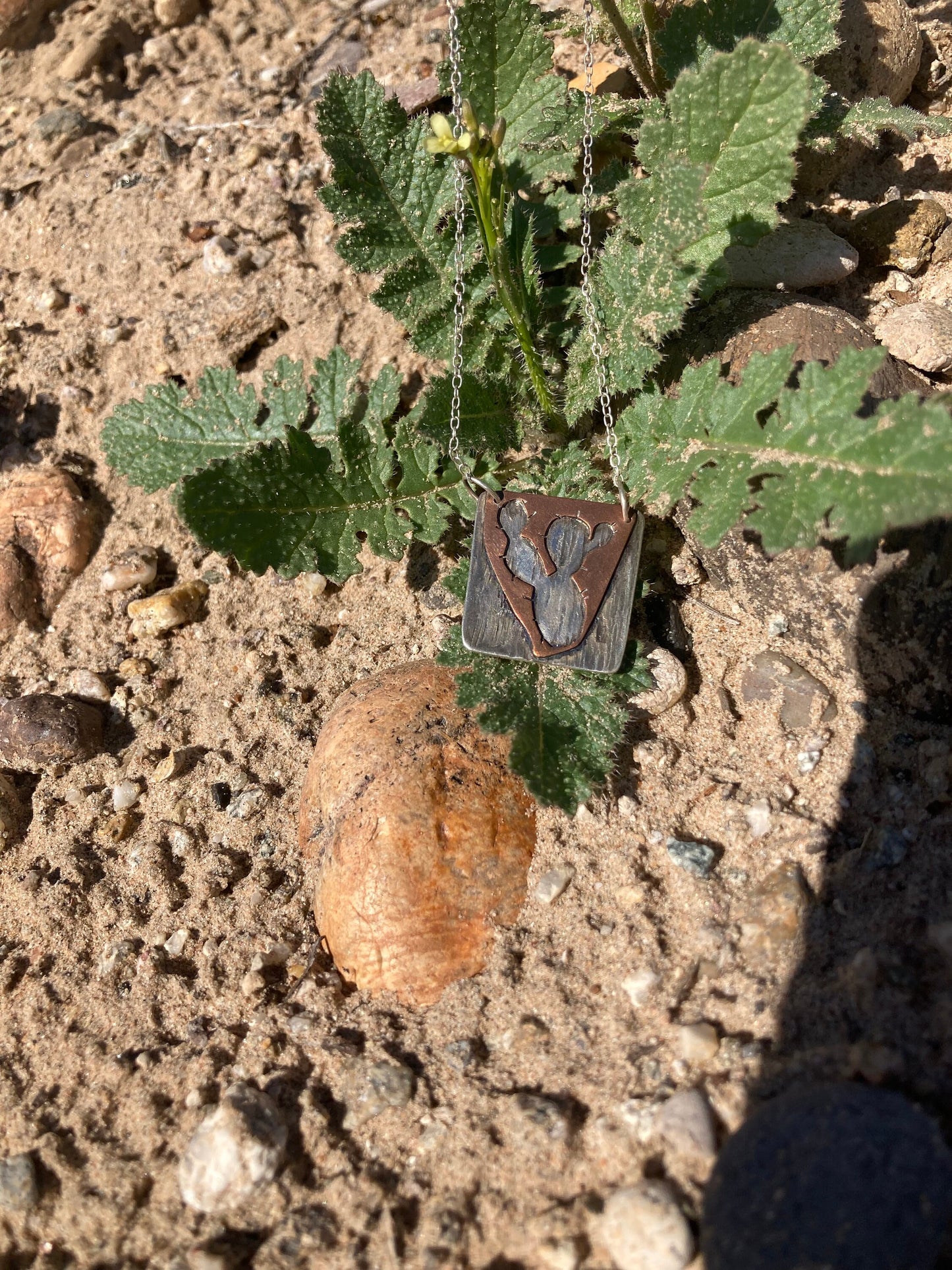 Prickly Pear Cactus Pendant